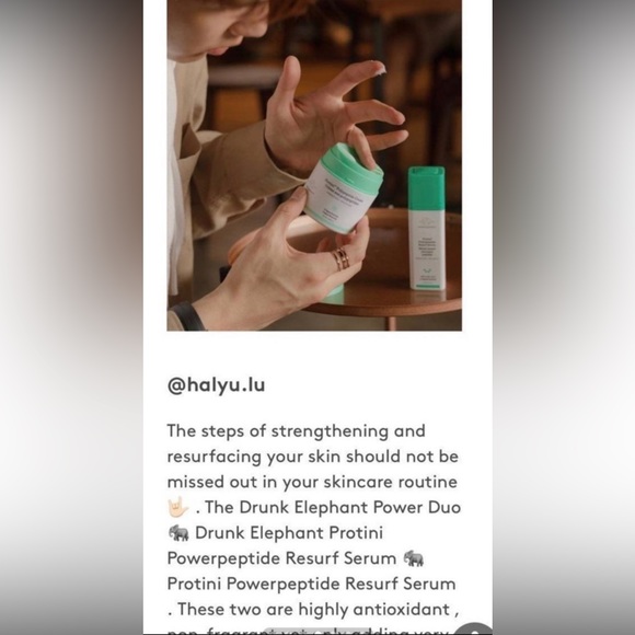 NIB Drunk Elephant Protini Powerpeptide Serum -   FullSize 30ml - Picture 4 of 7